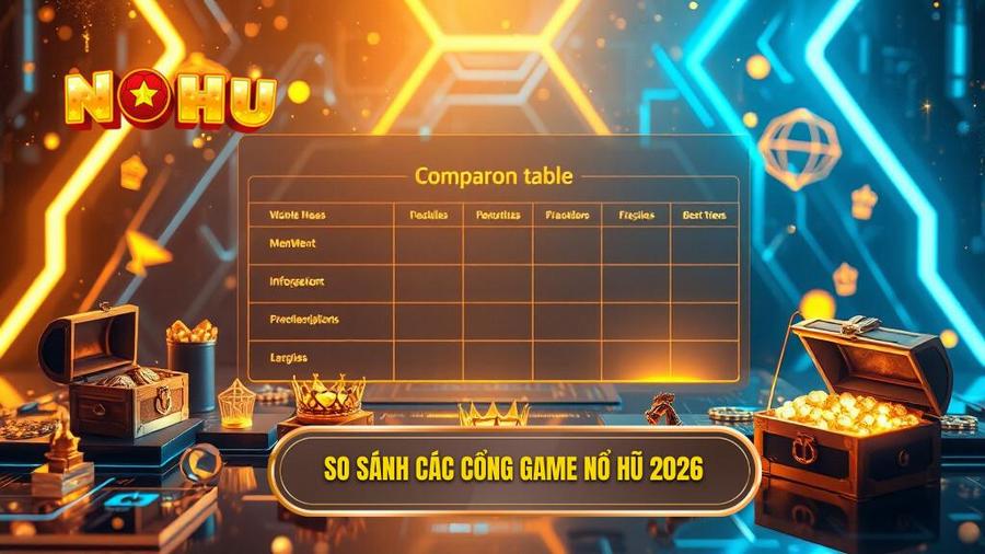 Cổng Game Nổ Hũ Uy Tín 2026: Tầm Nhìn Mới Và Tiêu Chuẩn Lựa Chọn Sân Chơi Thượng Lưu 3 3. So sánh các cổng game nổ hũ 2026