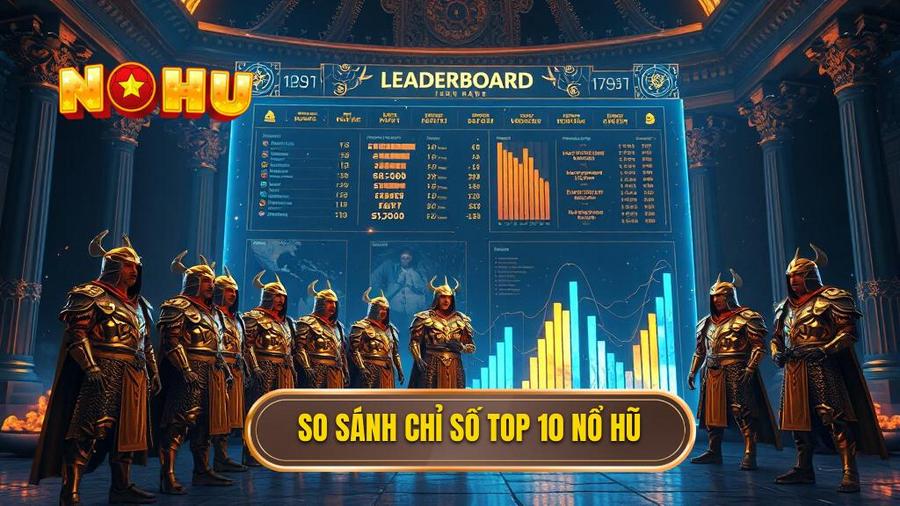 3. So sánh chỉ số Top 10 nổ hũ