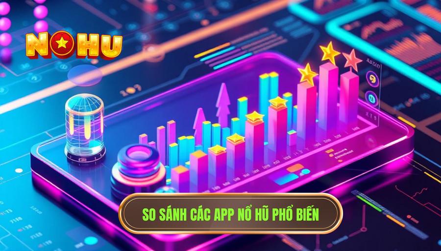 Bảng so sánh các đặc điểm của App nổ hũ phổ biến hiện nay