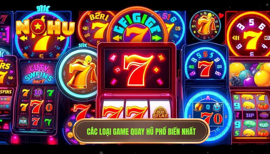 Các loại game quay hũ phổ biến nhất